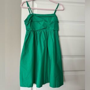 green cami dress